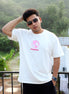 Enchanted  Oversized Tee (white)