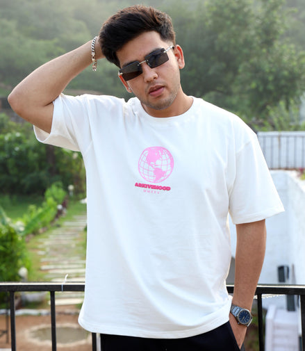 Enchanted  Oversized Tee (white)