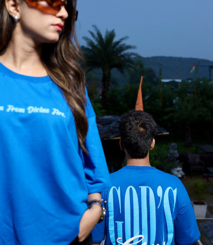 God’s Child Oversized Tee (Blue)
