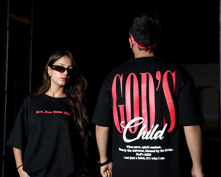 God’s Child Oversized Tee (Black)