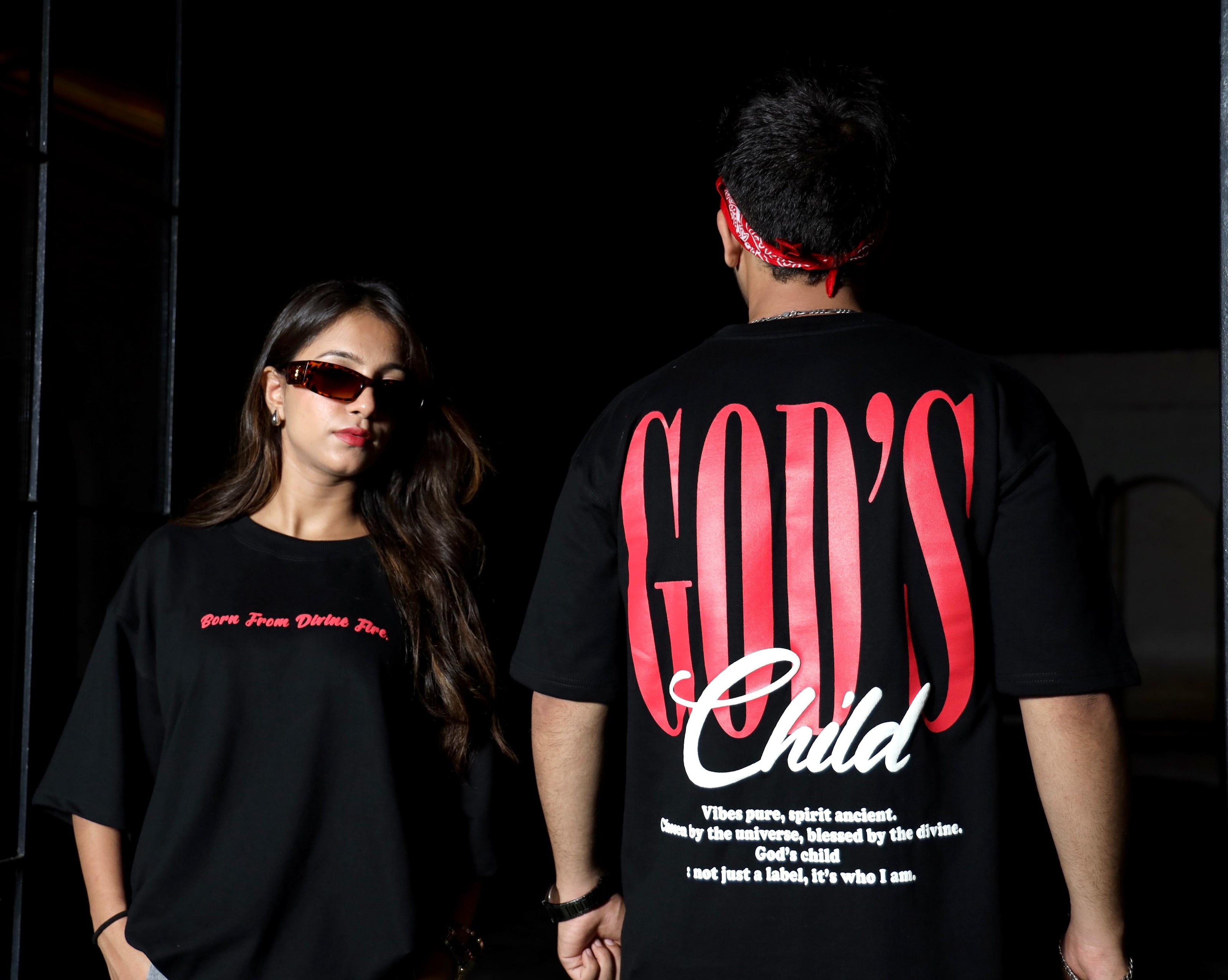God’s Child Oversized Tee (Black)